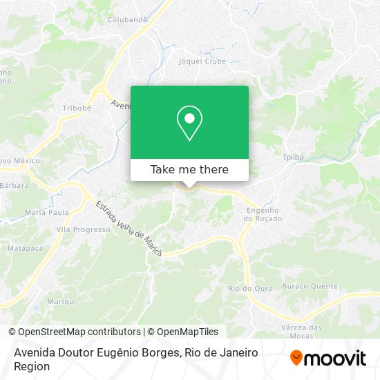 Avenida Doutor Eugênio Borges map