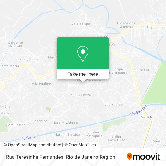 Rua Teresinha Fernandes map