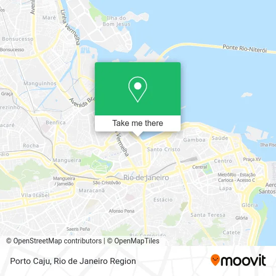 Porto Caju map