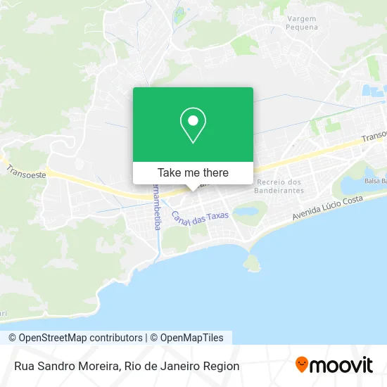 Rua Sandro Moreira map