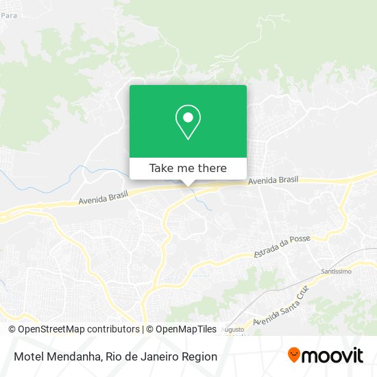 Mapa Motel Mendanha