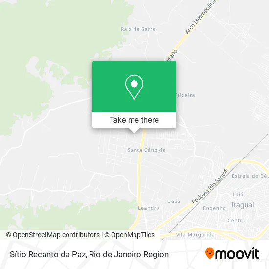 Sítio Recanto da Paz map