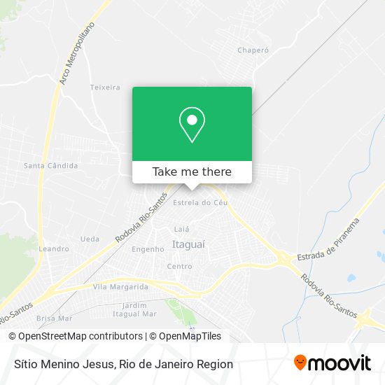 Sítio Menino Jesus map