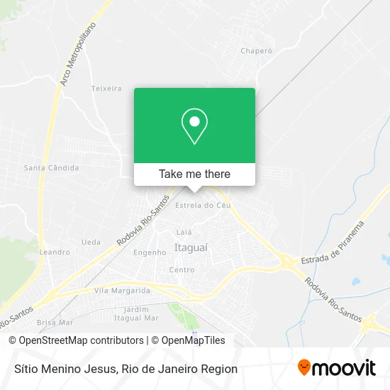 Sítio Menino Jesus map