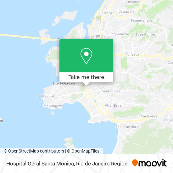 Mapa Hospital Geral Santa Monica