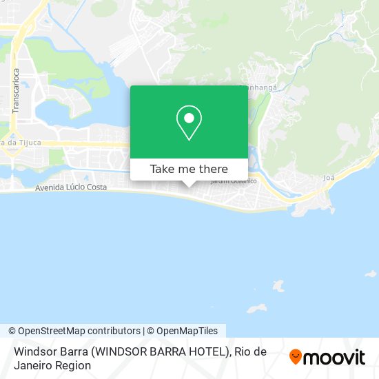 Windsor Barra (WINDSOR BARRA HOTEL) map