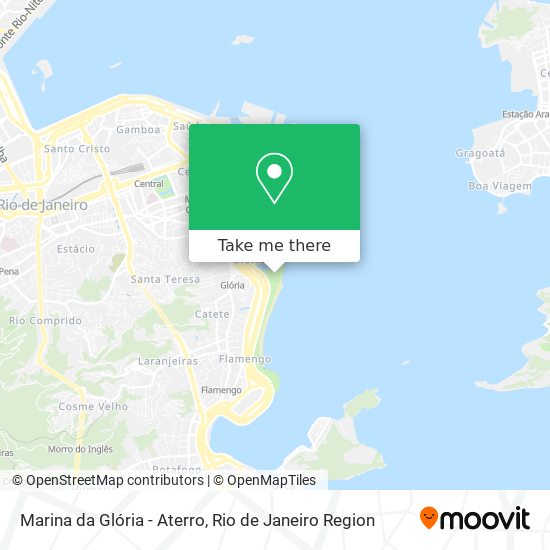 Marina da Glória - Aterro map