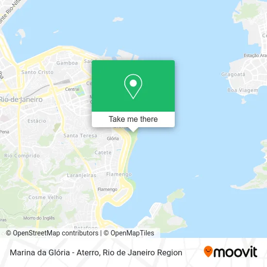 Marina da Glória - Aterro map
