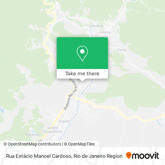 Rua Estácio Manoel Cardoso map