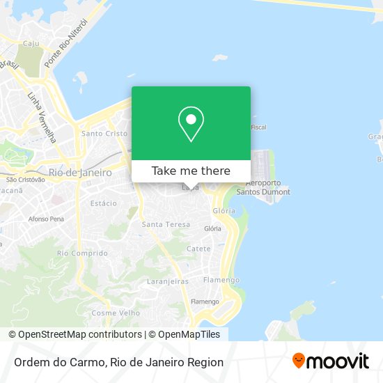 Mapa Ordem do Carmo