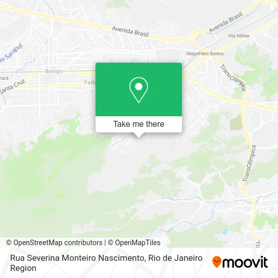 Rua Severina Monteiro Nascimento map