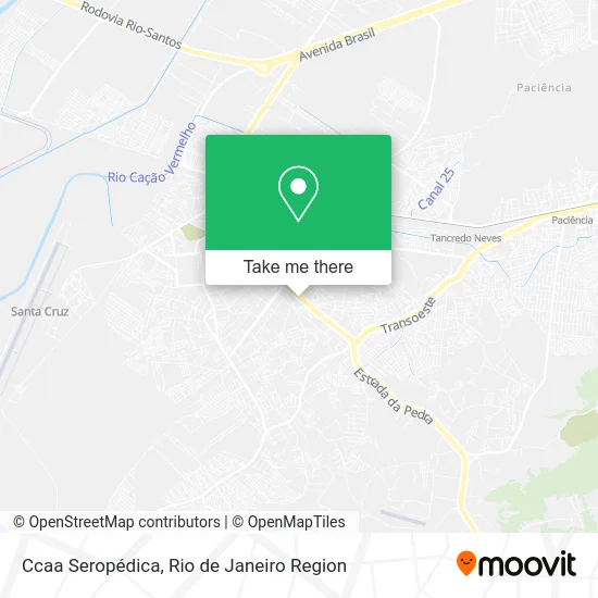 Ccaa Seropédica map