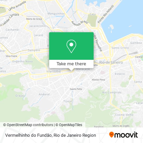 Vermelhinho do Fundão map