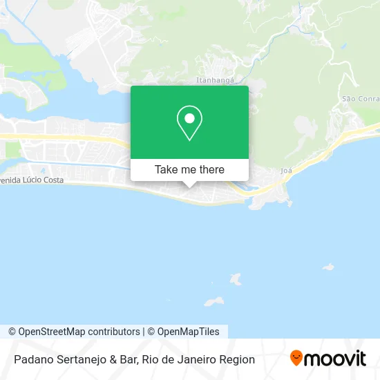 Padano Sertanejo & Bar map