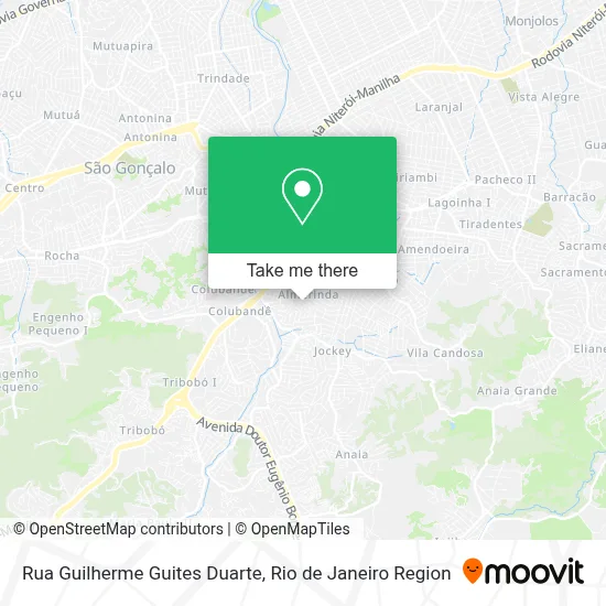 Rua Guilherme Guites Duarte map