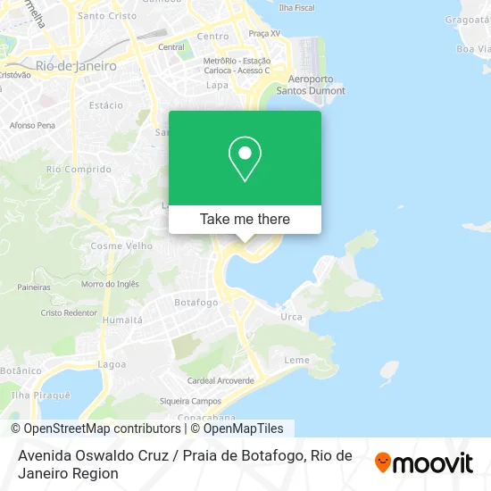 Avenida Oswaldo Cruz / Praia de Botafogo map