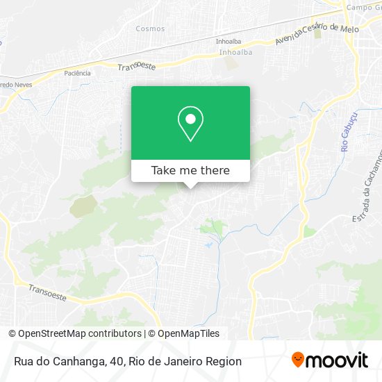 Rua do Canhanga, 40 map