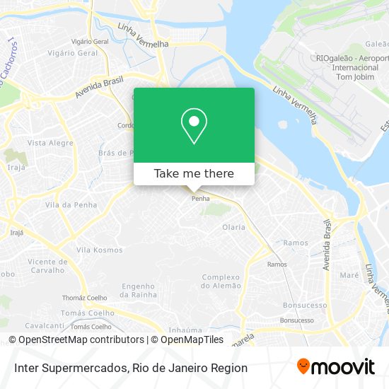 Inter Supermercados map
