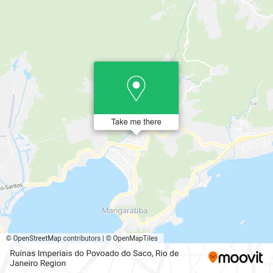 Ruínas Imperiais do Povoado do Saco map