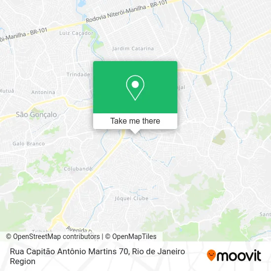 Rua Capitão Antônio Martins 70 map