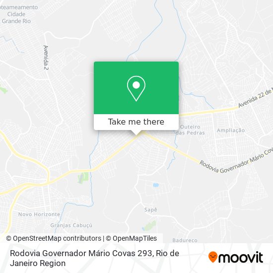 Rodovia Governador Mário Covas 293 map