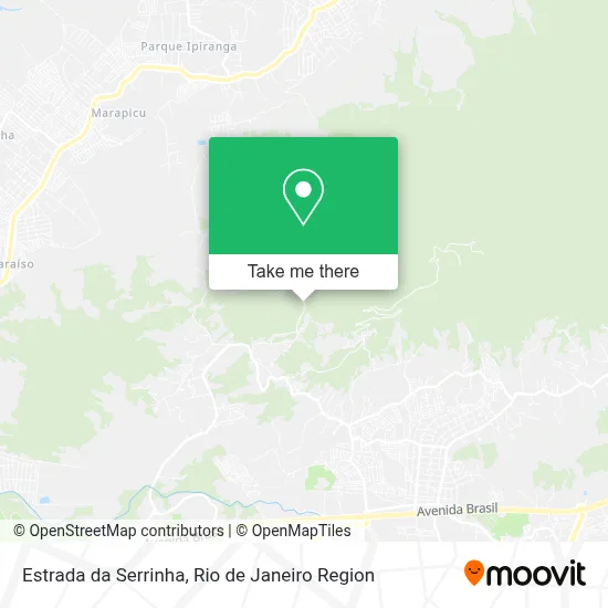 Estrada da Serrinha map