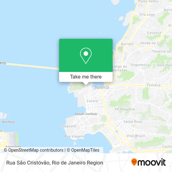 Rua São Cristóvão map