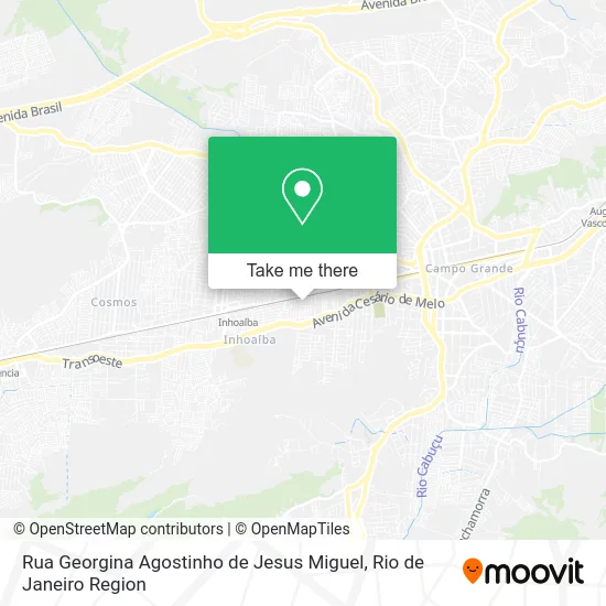 Rua Georgina Agostinho de Jesus Miguel map