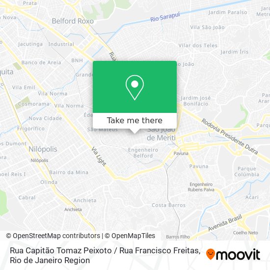 Rua Capitão Tomaz Peixoto / Rua Francisco Freitas map