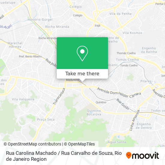 Rua Carolina Machado / Rua Carvalho de Souza map