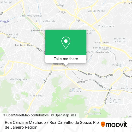 Rua Carolina Machado / Rua Carvalho de Souza map