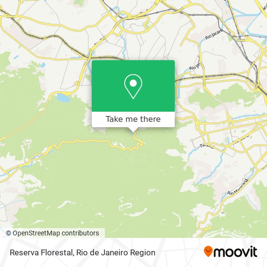 Reserva Florestal map