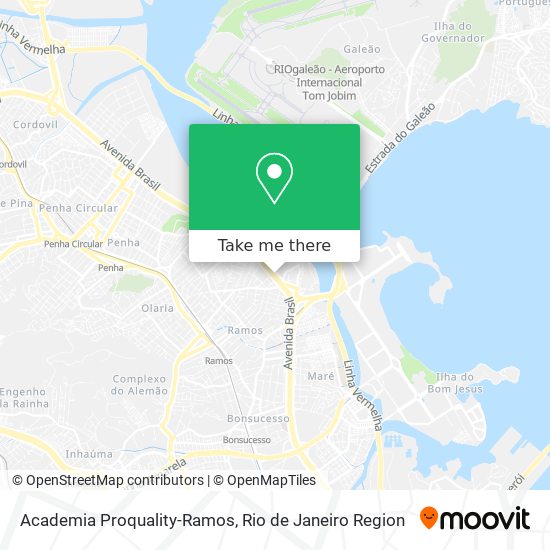 Mapa Academia Proquality-Ramos