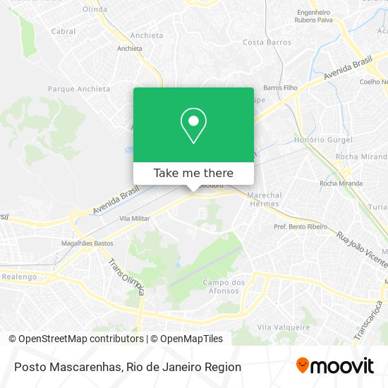 Posto Mascarenhas map