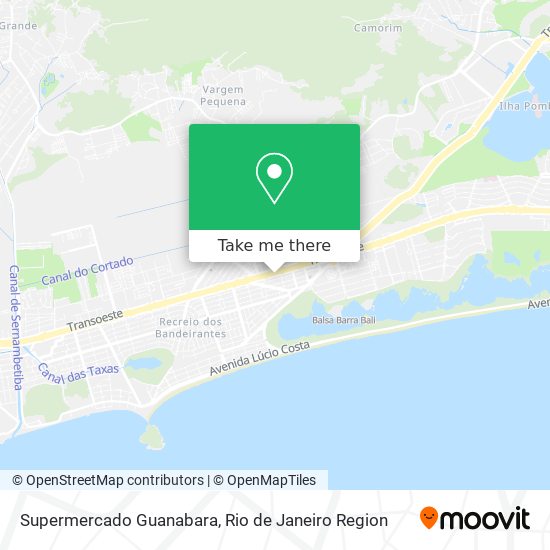 Supermercado Guanabara map