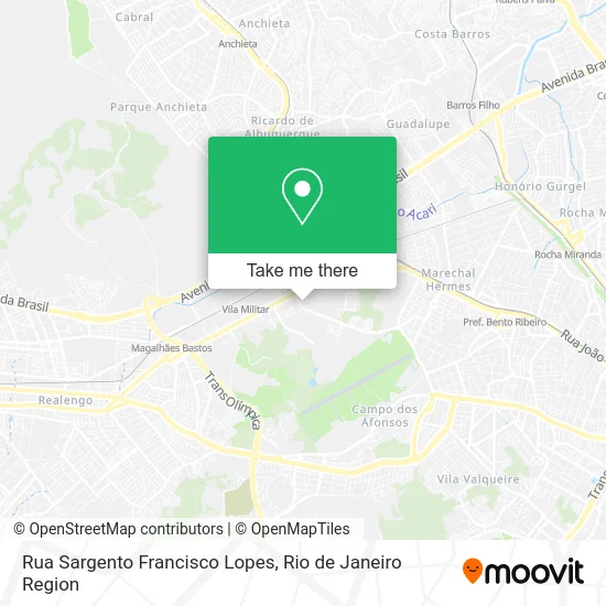 Rua Sargento Francisco Lopes map