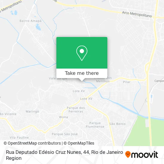 Rua Deputado Edésio Cruz Nunes, 44 map