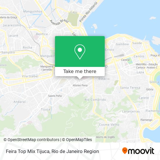 Feira Top Mix Tijuca map