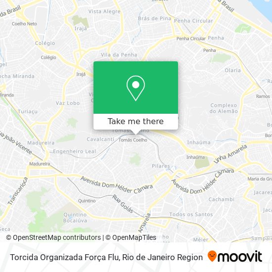 Torcida Organizada Força Flu map