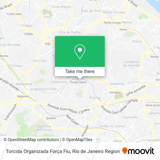 Torcida Organizada Força Flu map