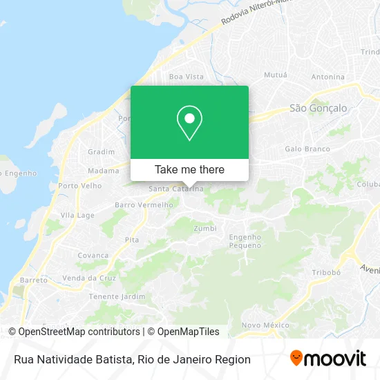 Rua Natividade Batista map