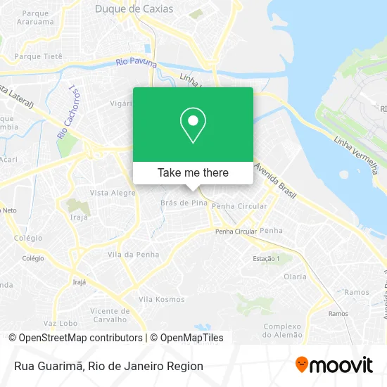 Rua Guarimã map