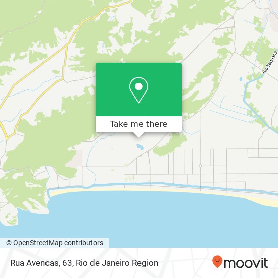 Rua Avencas, 63 map