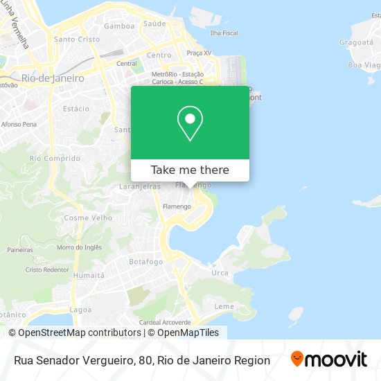 Rua Senador Vergueiro, 80 map