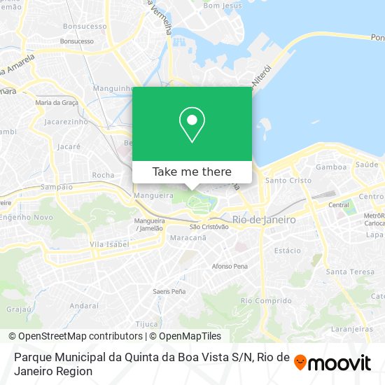 Parque Municipal da Quinta da Boa Vista S / N map