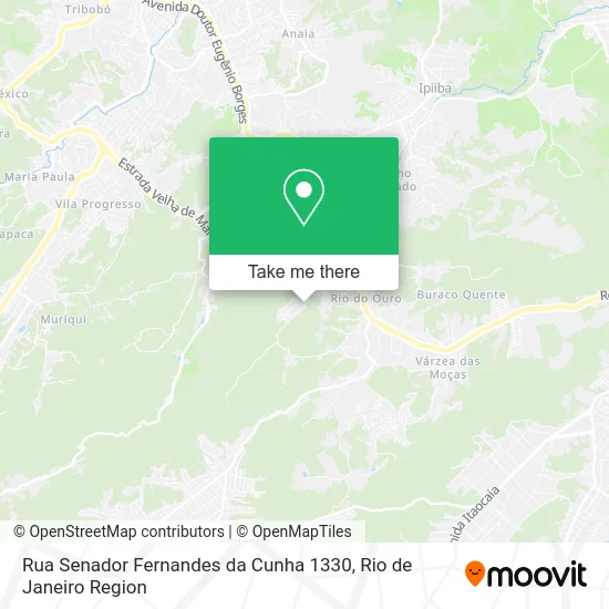 Rua Senador Fernandes da Cunha 1330 map