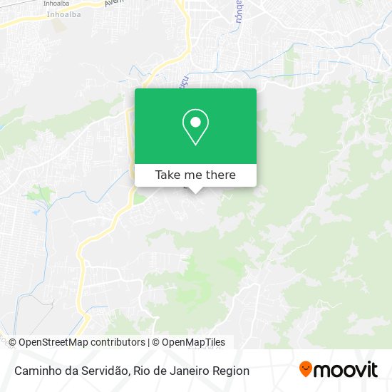 Caminho da Servidão map
