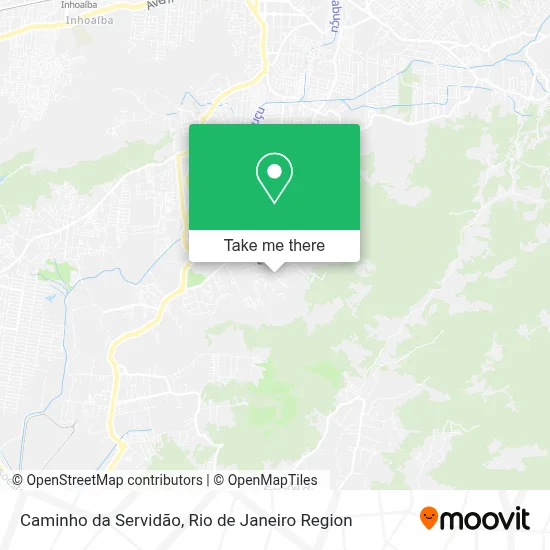 Caminho da Servidão map