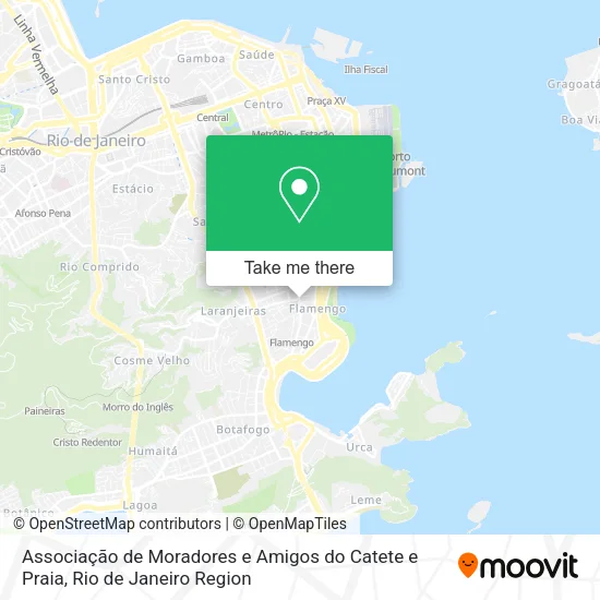Associação de Moradores e Amigos do Catete e Praia map