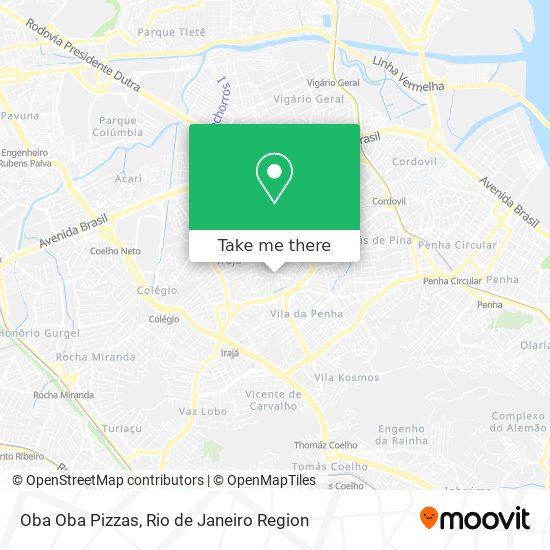 Oba Oba Pizzas map